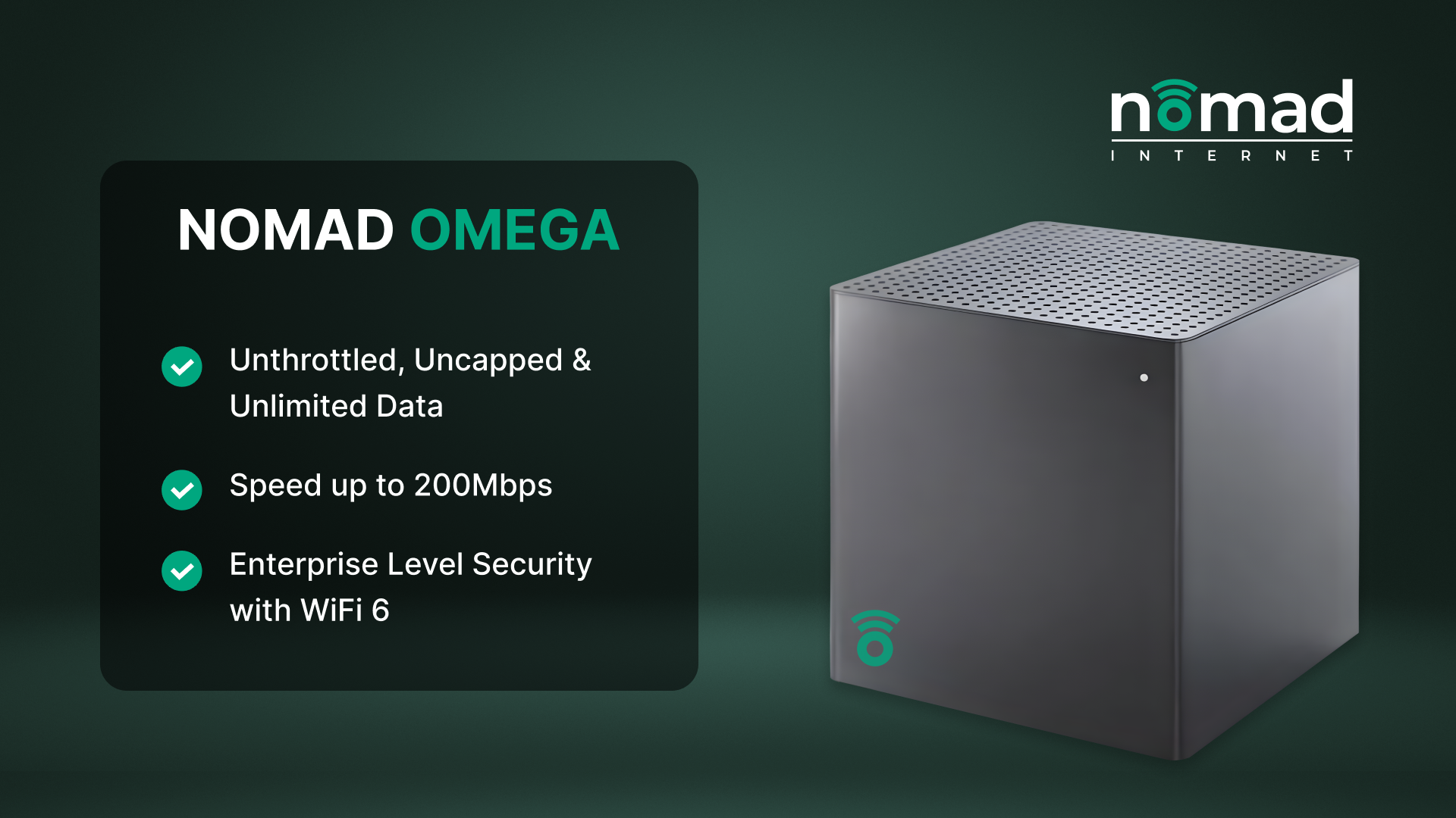 Meet the Nomad Omega - Turbocharged Internet that Powers Rural Househo