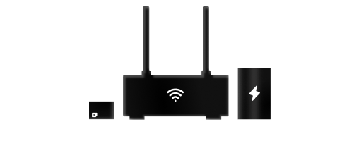 Nomad Internet modem kit